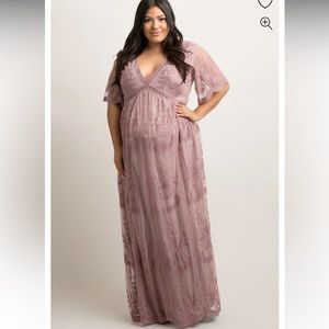 Pink Blush Maternity Dress